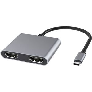 Usb-C 4i1 Hub - Hdmi/usb-A/usb-C Pd - Grå