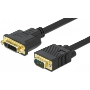 Dvi-I Hun Til Vga Han Kabel - 3 M