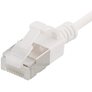 Cat 6a U/ftp Lszh Netværkskabel - Slim - Hvid - 5 M