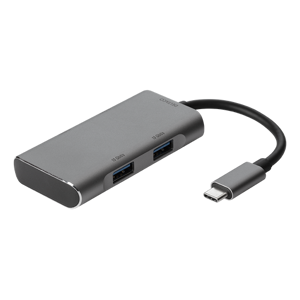 Deltaco Usb-C Hub - 2x Usb-A / 2x Usb-C - 10gbps - Grå