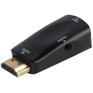 Hdmi Til Vga Adapter - Sort