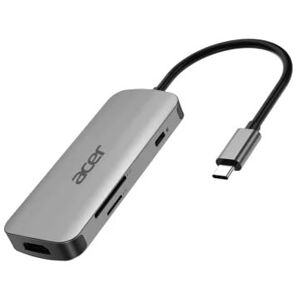 Acer 7-I-1 Usb-C Hub - Sølv