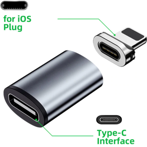 Magnetisk Usb-C Hun Til Lightning Han