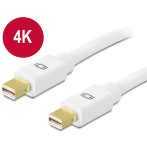 Delock 1.2 Mini Displayport Kabel - 4k - 30hz - Hvid - 1.5 M