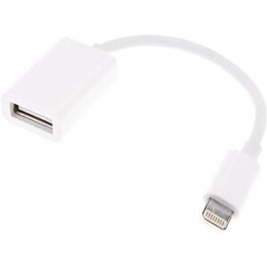 Usb Otg Kabel 2.0 - Usb-A Hun / Lightning Han - 0.15 M