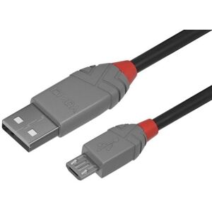 Lindy Usb 2.0 Kabel - Usb-A / Micro-B - Anthra Line - 3 M