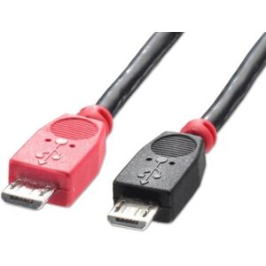 Usb 2.0 Otg Adapter Kabel - Micro-B Til Micro-B - 0.5 M