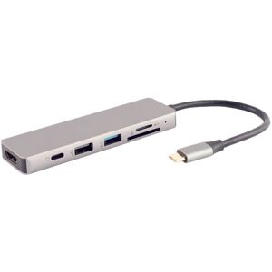 Usb-C Hdmi Multi Hub - 6i1 - Grå