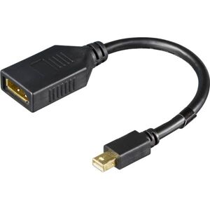 Mini Displayport Til Hun Displayport - Sort