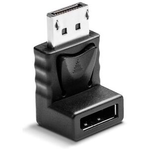 Lindy Displayport 1.2 Han / Hun Adapter - Vinklet Ned