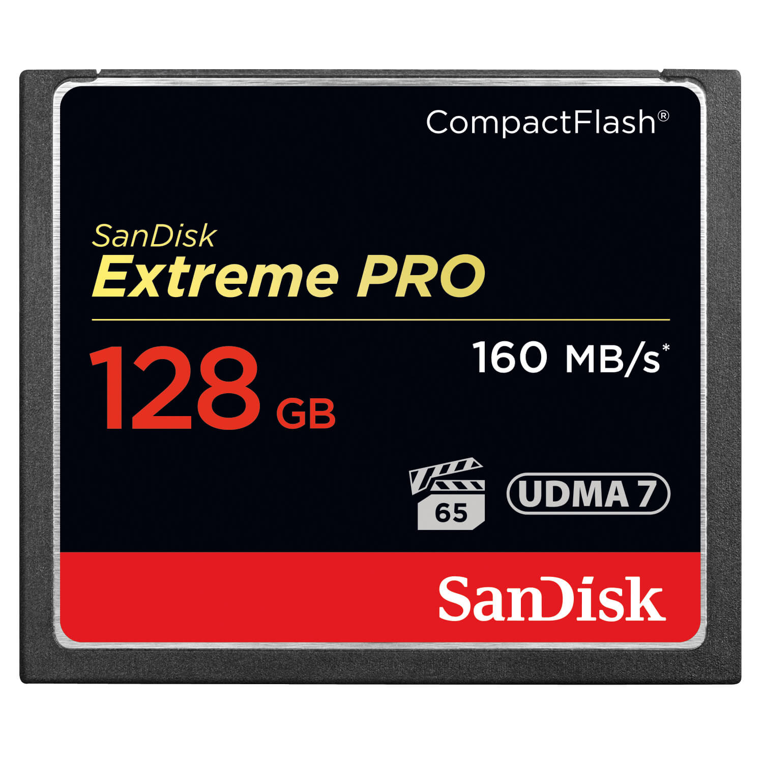 SanDisk Cf Extreme Pro Udma7 Kort - 160mb/s - 128 Gb