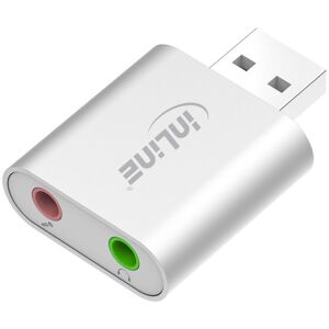 Inline Usb-A Lydkort - Aluminium