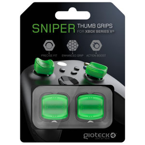 Gioteck Sniper Thumb Grips Til Xbox Series X - Grøn