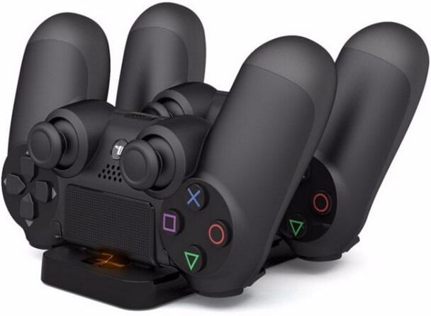 DOBE Dual Opladningsstation Til Ps4 Kontrollere - Sort