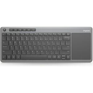 Rapoo K2600 - Trådløs Multimedie Tastatur - Tv/pc - Grå