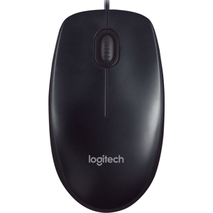 Logitech M90 Optisk Kabling - Sort