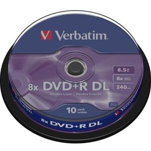 Verbatim Dvd+r Dl 8,5gb (8x) - 10 Stk