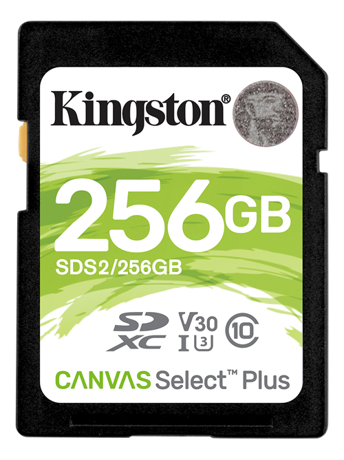 Kingston Canvas Select Plus Sdxc Kort - 256 Gb - Class 10
