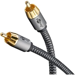 Goobay Plus Mono Phono Kabel - 2 M - Grå