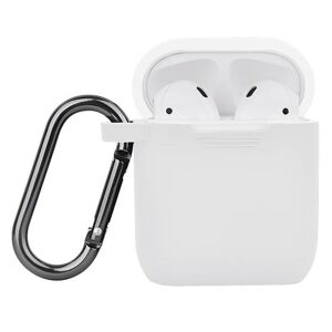 North Airpods Case Silikone Karabin - Hvid