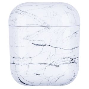 Airpods Hard Marble Cover - Hvid