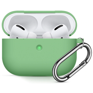 Airpods Pro Silikone Cover - M/karabin - Mint Green