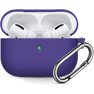 Airpods Pro Silikone Cover - M/karabin - Dark Purple