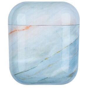 Airpods Hard Marble Cover - Blue Sea