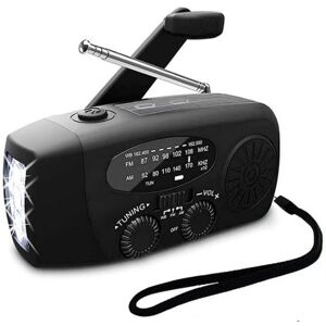 Multifunktions Am/fm Radio - 1800mah - Sort