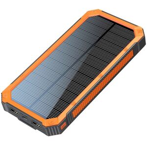 Lippa Solar Powerbank - 10000 Mah - 2x Usb-A Output