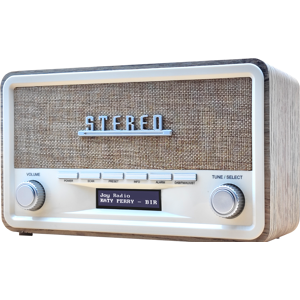 Denver Dab-18lw - Fm/dab+/bluetooth Radio - Hvid