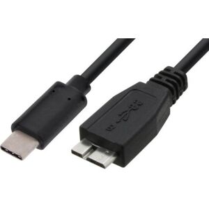 Usb-C 3.1 Han Til Usb-Micro 3.0 Han Fast Charge Kabel - 2 M