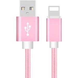 Apple Stofbeklædt Lightning Usb Kabel - Pink - 3 M