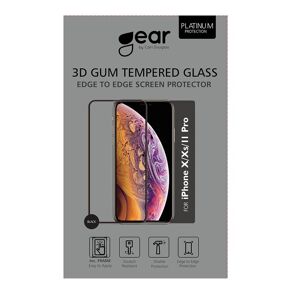 Gear Iphone X/xs/11 Pro Skærmbeskytter - 3d Full Cover - Sort