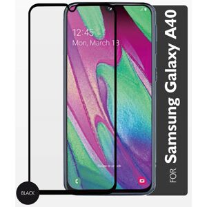 Gear Samsung Galaxy A40 Skærmbeskytter - 3d Full Cover - Sort