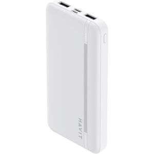 Havit Pb92 - 2x Usb-A / 1x Usb-C - 10.000 Mah - Hvid