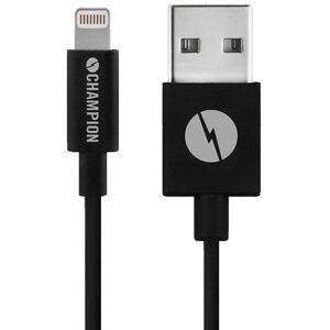 Champion Usb Lightning Kabel - Mfi Apple Godkendt - Sort - 2.7 M