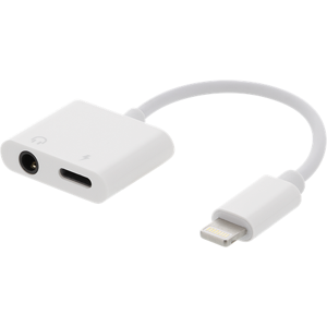 Apple Lightning Til Minjack Adapter Kabel - Hvid