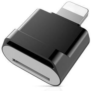 Apple Lightning Kortlæser Til Micro-Sd - Otg Adapter - Sort