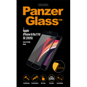 Panzerglass Til Iphone 6/7/8/se2/se3 - Case-Friendly - Sort