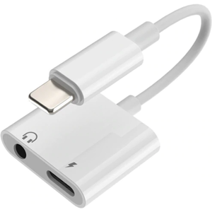 Apple Lightning Til 1 X Minijack Lyd Adapter Kabel - Oplad Og Afspil