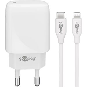 Goobay Lightning Usb-C Oplader - 3.0a/20w - Hvid - 1 M