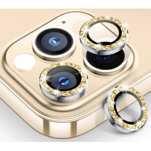 Apple Kamera Beskytter Til Iphone 13 Pro/pro Max - Diamant Guld