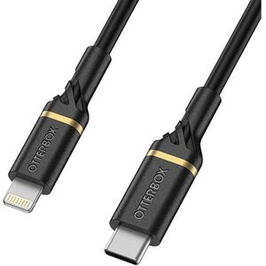 OtterBox Standard Usb-C Til Lightning Kabel - Sort - 2 M