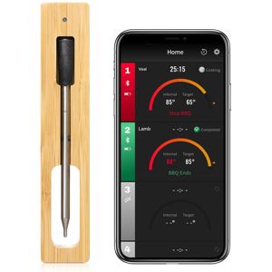 Premium Smart Bluetooth Grill Termometer - App Styret