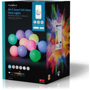 Nedis Smartlife Wifi Party Lyskæde - Rgb - 10 Led - 9 M