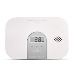 Housegard Ca107 Kulilte Alarm - Led Display - Hvid