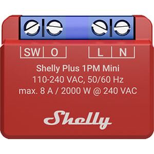 Shelly Plus 1pm Mini Gen. 3 - Smart Wi-Fi Relæ