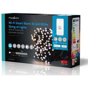 Nedis Smartlife Wifi Lyskæde - Varm/kold Hvid - 100 Led - 10 M