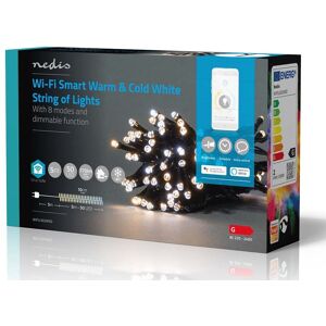 Nedis Smartlife Wifi Lyskæde - Varm/kold Hvid - 50 Led - 5 M